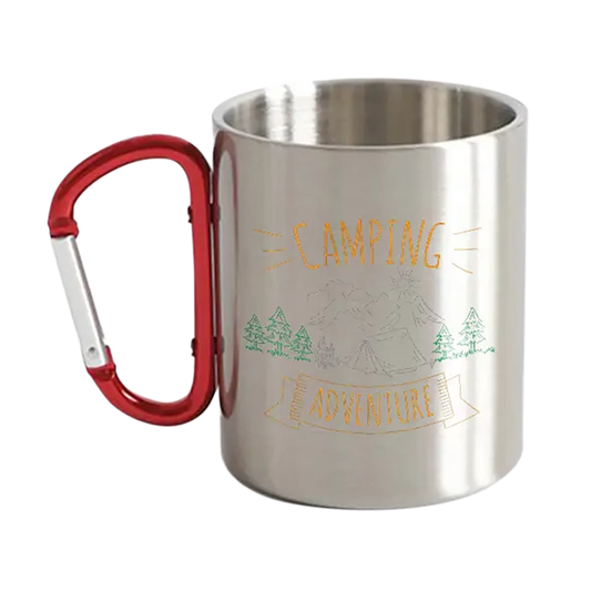 Camping Adventure Carabiner Mug 12oz
