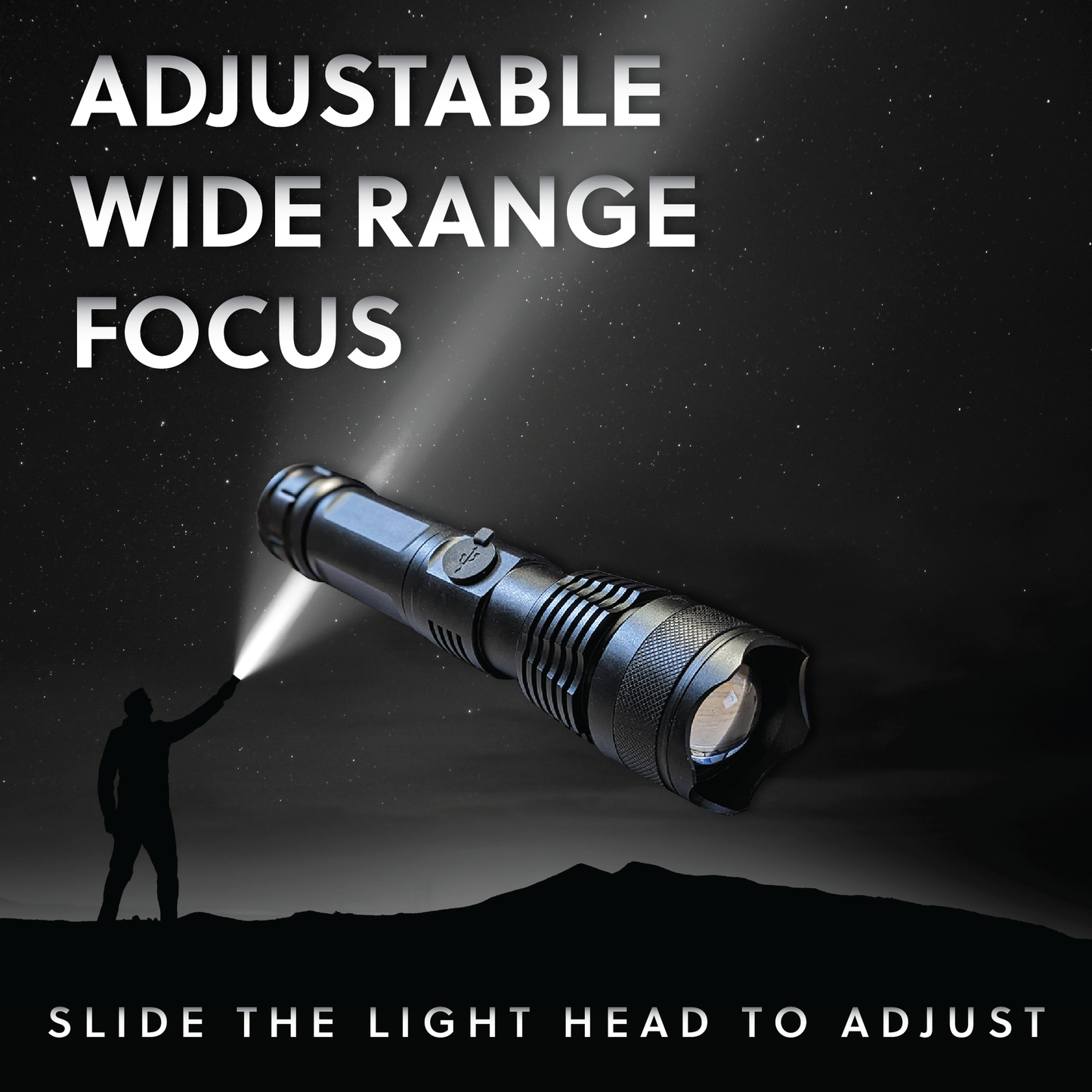 Camelion Aluminum Rechargeable Flashlight RT393