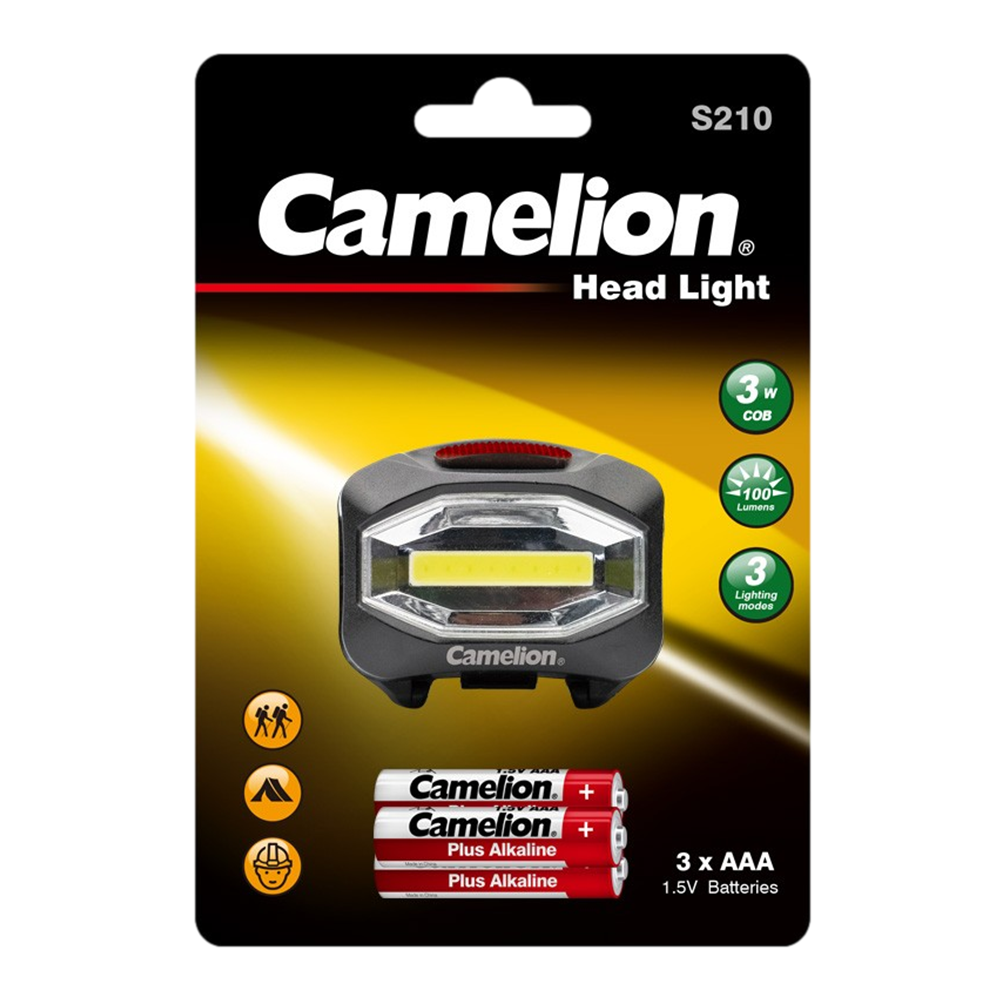 Camelion S210 Head Lamp Blister Pack of 1