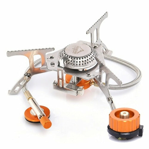 Camping Gas Stove Outdoor Tourist Burner Strong Fire Heater Tourism
