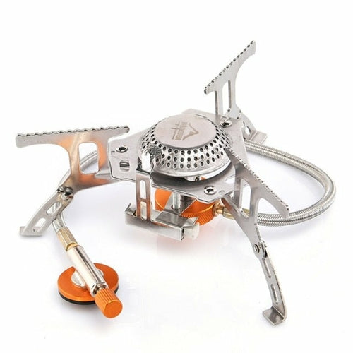 Camping Gas Stove Outdoor Tourist Burner Strong Fire Heater Tourism