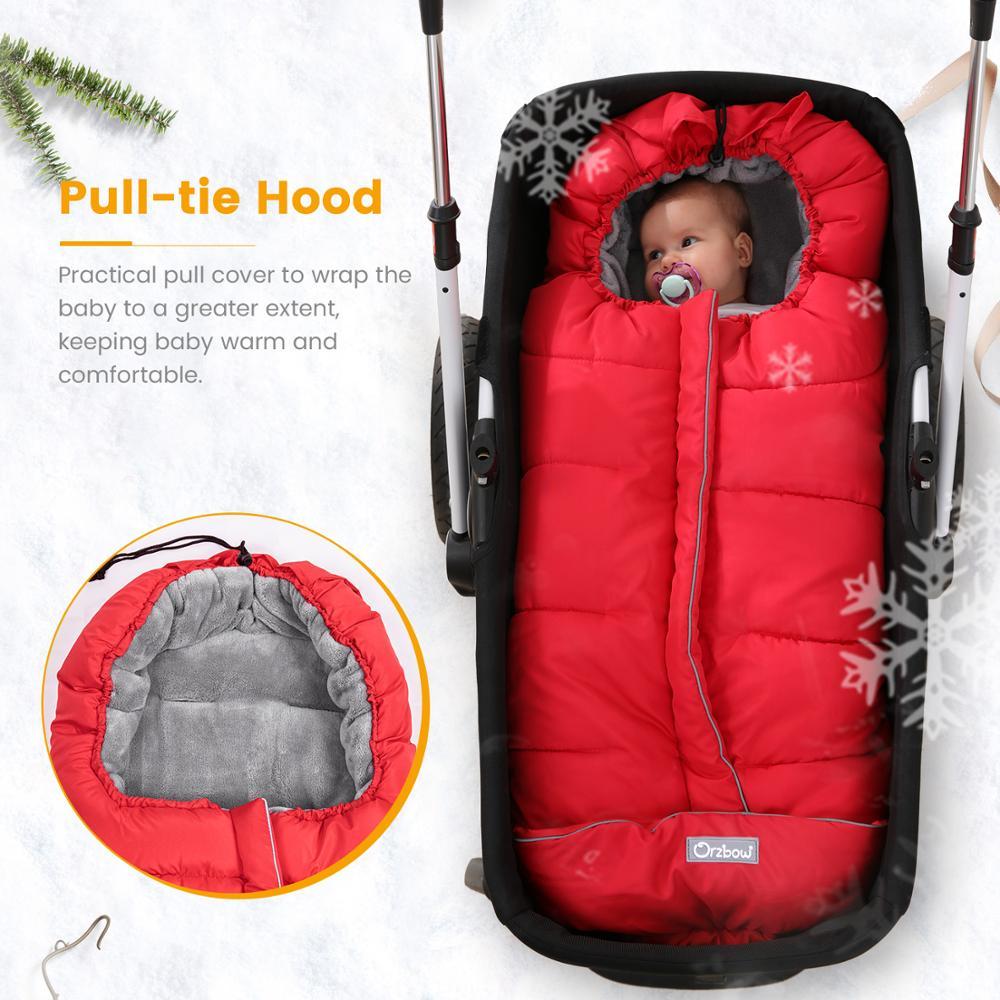 Universal Baby Stroller Footmuff Winter Baby Sleeping Bags Newborn