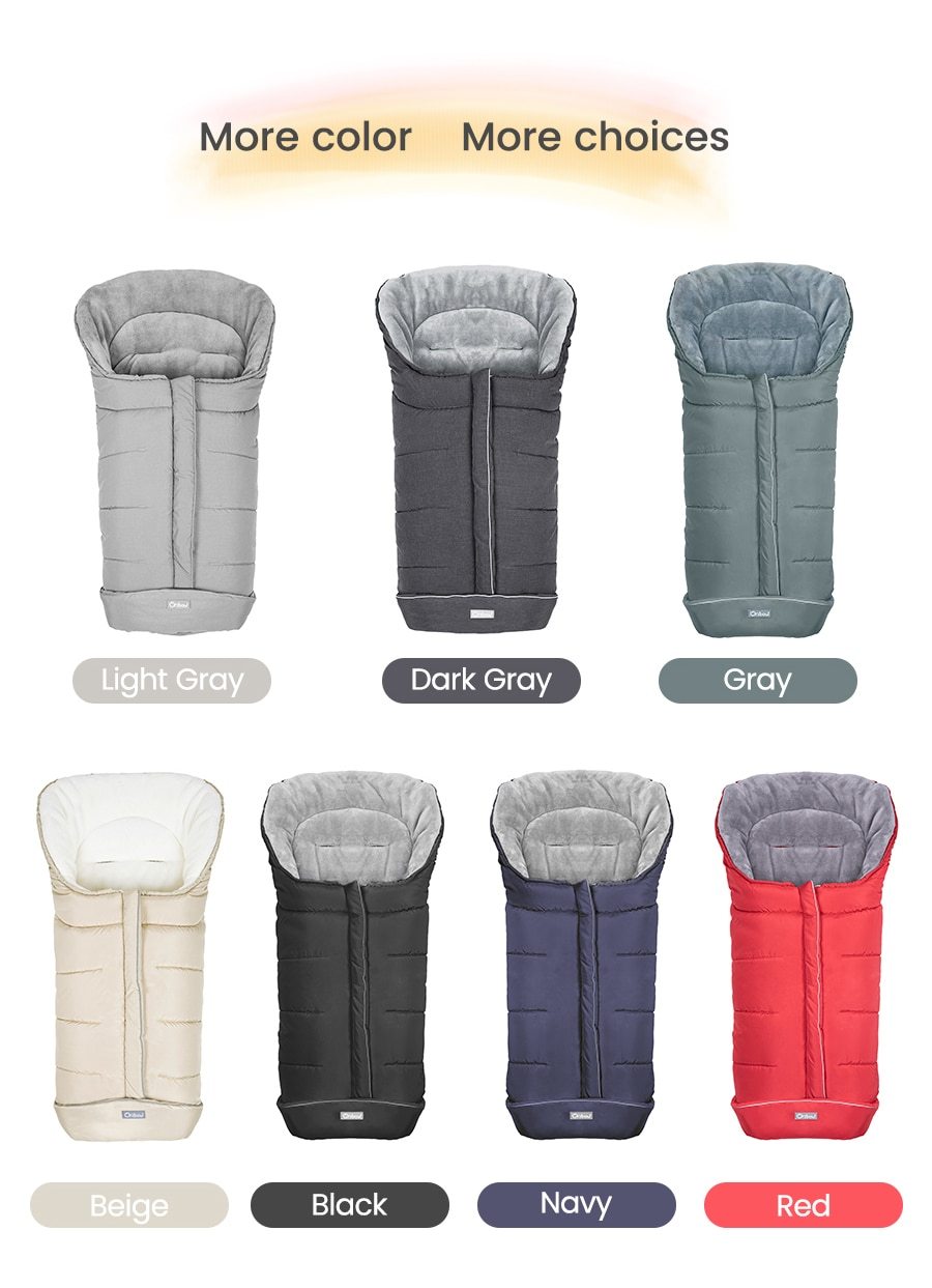 Universal Baby Stroller Footmuff Winter Baby Sleeping Bags Newborn