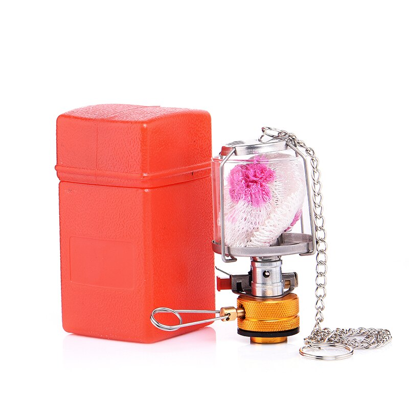 Camping  Gas Lantern Equipment Portable Outdoor Tent Lamp Stove Glass