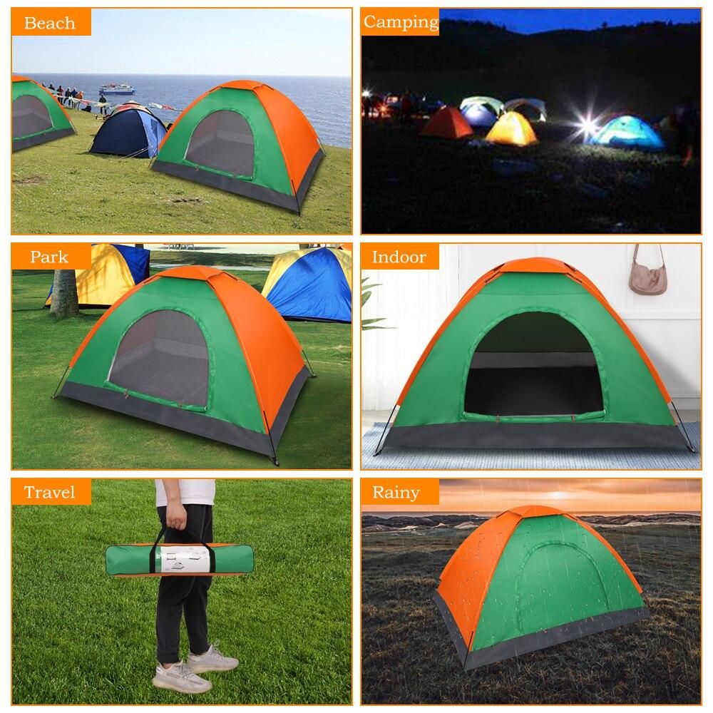 Camping Dome Tent Waterproof 2-Person for Outdoor Hiking Survival with