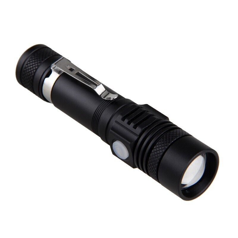 Super Bright 90000LM LED Tactical Flashlight Zoomable With