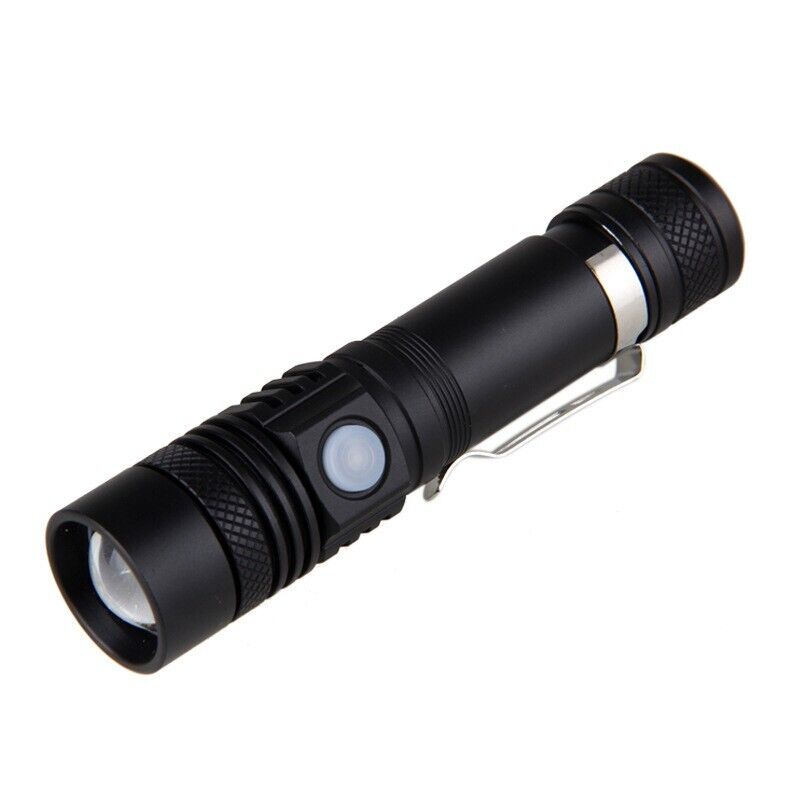 Super Bright 90000LM LED Tactical Flashlight Zoomable With