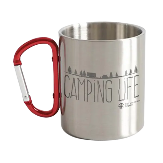 Camping Life Carabiner Mug 12oz