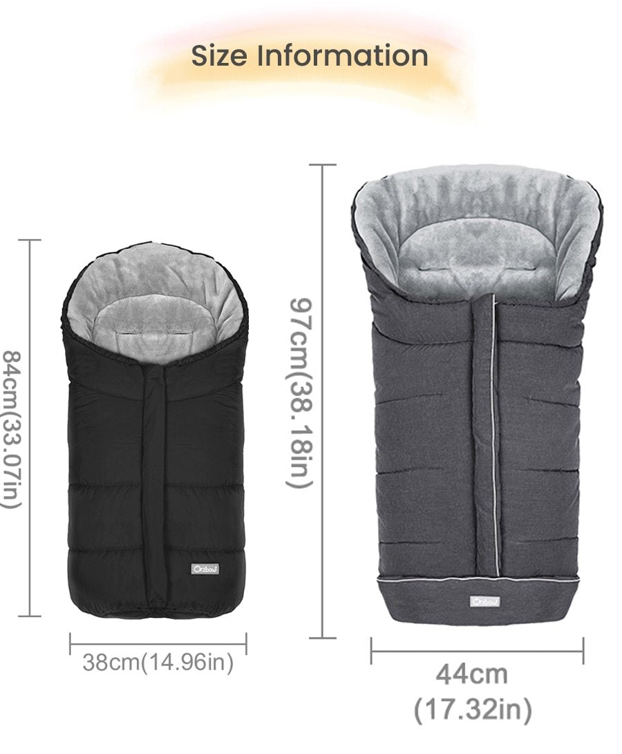 Universal Baby Stroller Footmuff Winter Baby Sleeping Bags Newborn