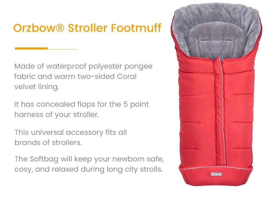 Universal Baby Stroller Footmuff Winter Baby Sleeping Bags Newborn