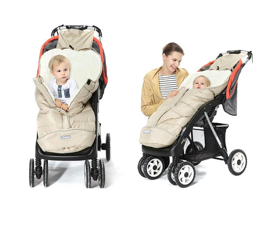 Universal Baby Stroller Footmuff Winter Baby Sleeping Bags Newborn