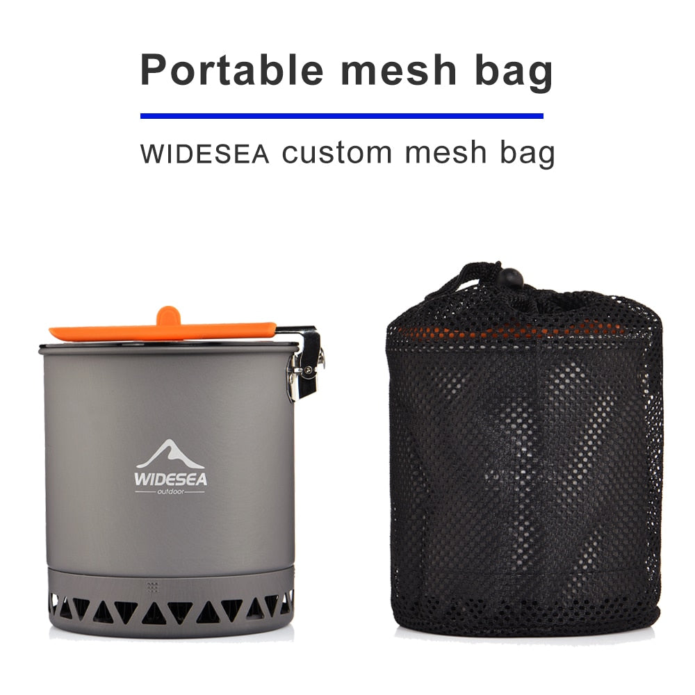 Widesea Outdoor Tableware for Camping 1.6L Pot